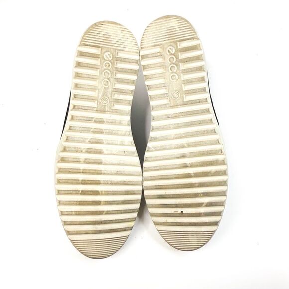 ECCO Women’s Soft 7 Black Leather Sneakers - Size 7 EU 38 - Casual Comfort! - Picture 5 of 8